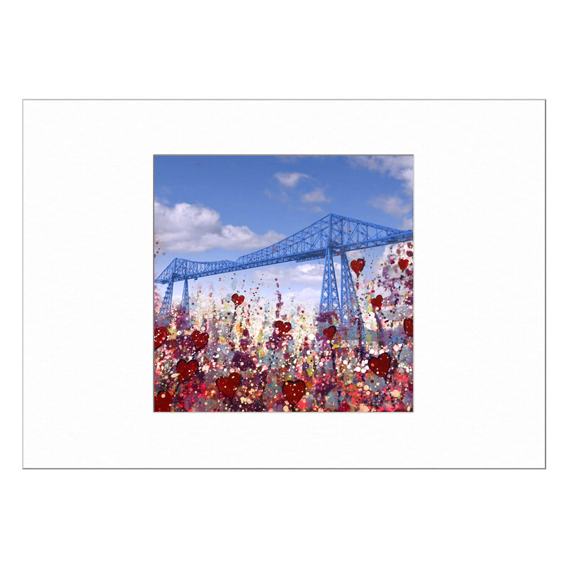Transporter Bridge Middlesbrough Limited Edition Print 40x50cm